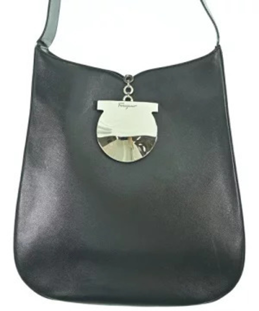 Salvatore Ferragamo Crossbody Bag Leather Black